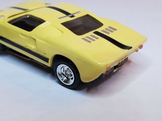 VINTAGE AURORA FORD GT 40 TJET HO SLOT CAR,  RECONDITIONED CHASSIS 3