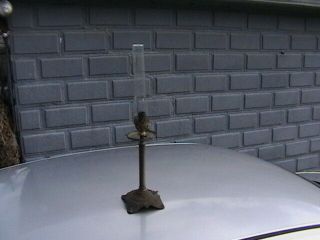 ANTIQUE Bradley & Hubbard Victorian Gas Table Lamp W/Chimney & Gas Valve BRASS 2
