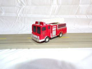 Tyco Us 1 Electric Trucking Ho Slot Car Fire Truck