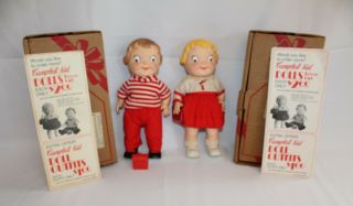 Private Listing For Vinkst Only 4 Promotional Campbell Kids Dolls W/boxes