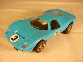 Vintage Scalextric Ford Mirage C15 Blue Vg,  Slot Car