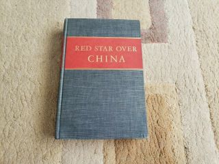 Rare First Edition Red Star Over China Edgar Snow Antique Vintage Book 1938