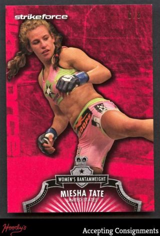 2012 Topps Ufc Bloodlines Red Parallel 92 Miesha Tate 6/8