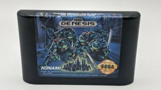 Vintage Sega Genesis Video Game Teenage Mutant Ninja Turtles Hyperstone Heist