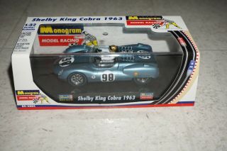 Monogram / Revell Model Racing 1/32nd Shelby King Cobra In Blue 1963