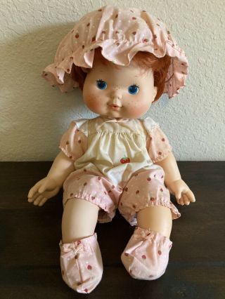 Vintage Strawberry Shortcake Blow A Kiss Baby Doll Outfit Complete