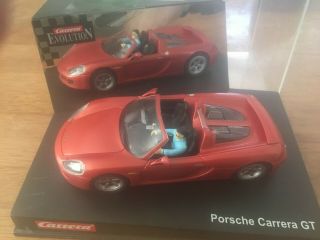 1/24 Slot Car 1/32 Scale Carrera Porsche Gt Supernice With Case Good Price