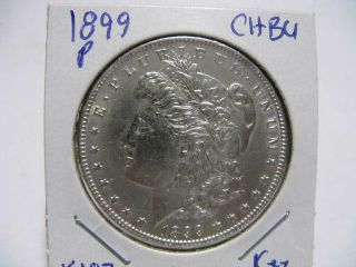 Very Rare 1899 P Morgan Dollar Choice Bu Estate Coin K187