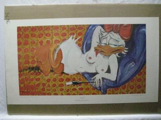 Odalisque 1966 Love Peace Vintage Poster Joel Beck Cng1103