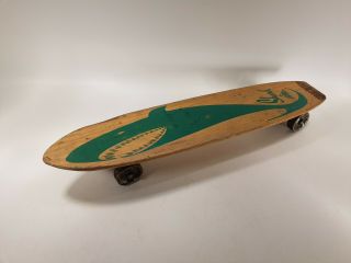 Vintage Nash Shark Wooden Skateboard Sidewalk Surfboards See Pictures
