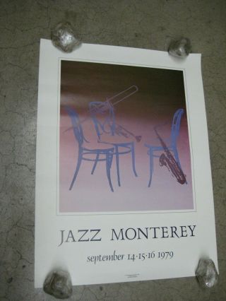 Monterey Jazz Festival 1979 Vintage Poster Music C1512