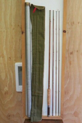 Vintage Bamboo Fly Rods Montague 9ft.  3/2 Bag/tube