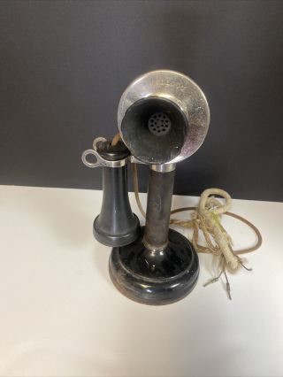 Kellogg Candlestick Telephone Vintage Antique 1900 