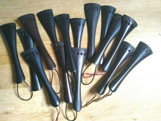 Selection Of 15 Cello Tailpieces,  Vintage To Antique.