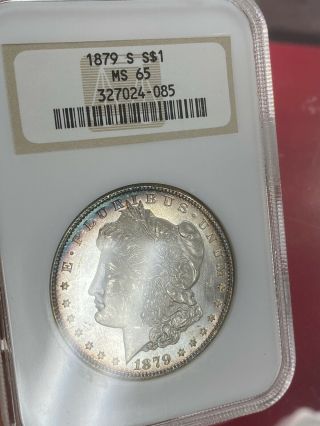 1879 S Morgan Dollar Ngc Ms65 Looks Pl Like Gorgeous Mirrors And Rim Tone