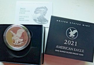 2021 W American Eagle Silver Proof Reverse Type 2 (in Hand & Ready To Mail)