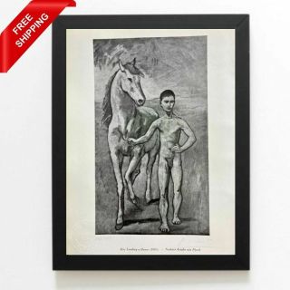 Pablo Picasso - Boy Leading A Horse,  Hand Signed Print With