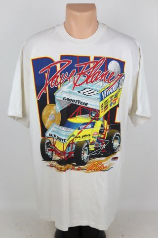 Vintage Dave Blaney Cortland Oh 1997 World Of Outlaws Sprint Car Graphic T Shirt