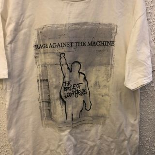 Vintage 1999 Rage Against The Machine Battle Of Los Angeles Tour T - Shirt Size L
