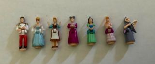 Vintage 2005 - Polly Pocket Dolls From The Cinderella Enchanted Castle Playset