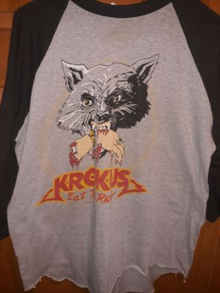 Krokus Vintage 1983 Eat The Rich Tour Hard Rock Metal