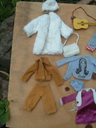 Vintage 1970`s Britt Doll Clothes and Accessories. 2