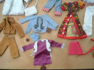 Vintage 1970`s Britt Doll Clothes and Accessories. 3