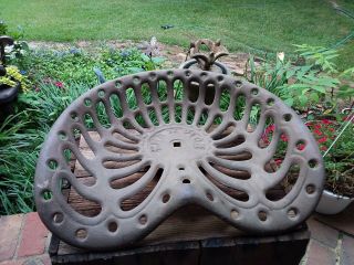 Vintage Early Antique Champion A 426 Iron Tractor Seat " The Real Deal "
