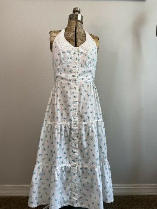Vintage Candi Jones Prairie Cottagecore Dress Size 11