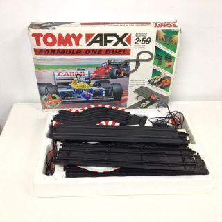 Tomy Afx Formula One Duel Car Racing Track Set 452