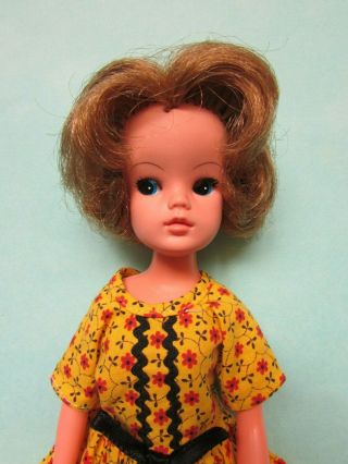Fab Rare Vintage 1976 Pedigree Htf Auburn Hair Funtime Sindy Doll