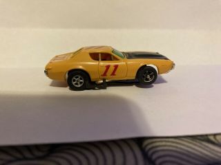 Aurora Afx Magna - Traction,  Dodge Charger Stock Car Body,  Yellow 11