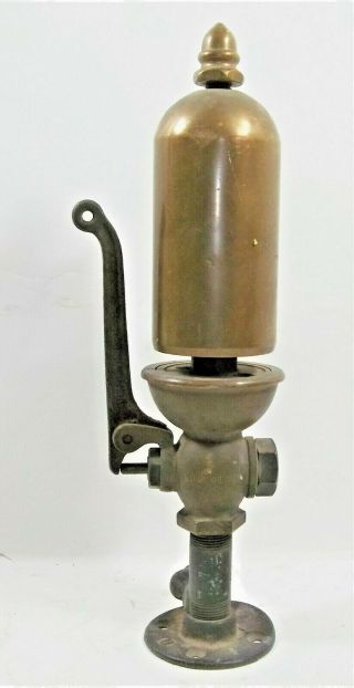 Vintage Lunkenheimer 3 200 Brass Boiler Steam Whistle Hit Miss Antique Unit
