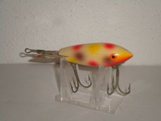 Vintage Bomber Hd Heavy Duty Wood Fishing Lure In Candy Color - 4 - 1/4 "