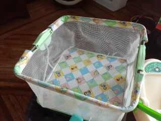 1983 Cabbage Patch Kids Fold Up Playpen Crib Car Seat Potty Chair - G1,  VINTAGE 2