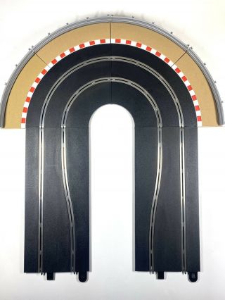 Scalextric C8512 Track Extension Pack - 2x Hairpin Curves 2xside Swipe Straights