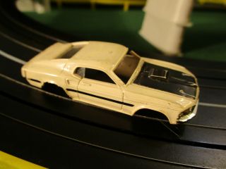 Ford Mustang Mach I T Jet Race Track Slot Car Body Only Parts Restore