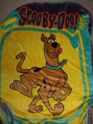 SCOOBY DOO HTF Plush Throw Fleece Blanket 50 