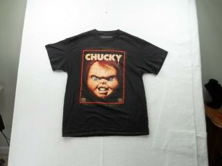 Vintage Child’s Play T - Shirt 2004 Size Large Chucky Horror Movie T Shirt Graphic