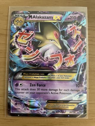 Pokemon - M Alakazam Ex - 26/124 - Fates Collide - Ultra Rare