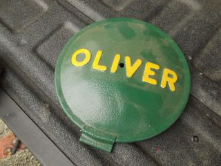 Oliver Corn Planter Vintage Lid Repainted To Use Or Display