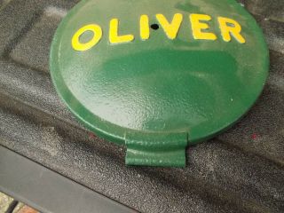 Oliver Corn Planter VINTAGE lid REPAINTED to use or display 2