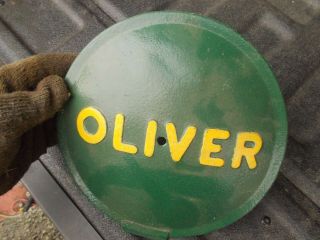 Oliver Corn Planter VINTAGE lid REPAINTED to use or display 3