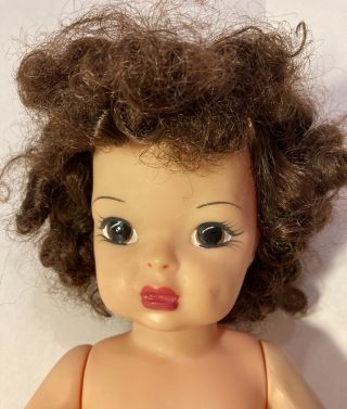 Vintage 1950s Terri Lee 16” Doll Brunette Hair & Brown Eyes Hard Plastic