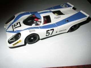 Fly Classic Porsche 917 1/32 Scale Slot Car 57 Blue & White Fly Classic 1/32 Sl