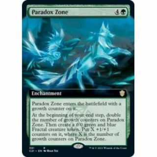 Paradox Zone (extended Art) X4 Commander 2021 Magic Mtg Card