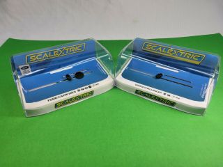 Scalextric Hornby 1/32 Slot Car Clear Display Cases Dodge Challenger & Ford Capr