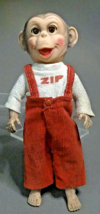 Vintage Ginger Friend Zippy The Chimp Cosmopolitan Doll Vinyl Sleep Eyes Dressed