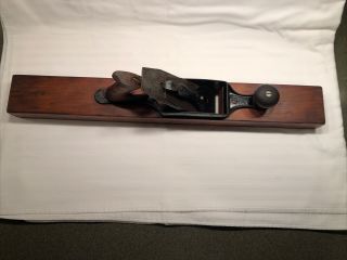 Antique Stanley Transitional Plane No.  31 Wood Bottom Jointer 24 Inches