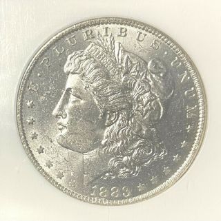 1883 - O/o Vam - 4,  Top 100,  Morgan Dollar,  Ngc Ms62